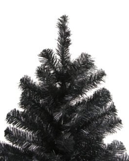 7′ Black Colorado Spruce Artificial Christmas Tree – Unlit