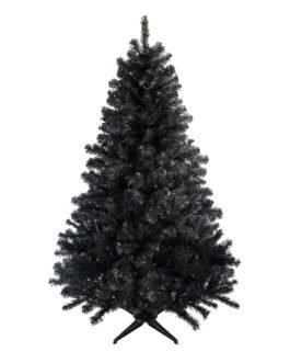 7′ Black Colorado Spruce Artificial Christmas Tree – Unlit